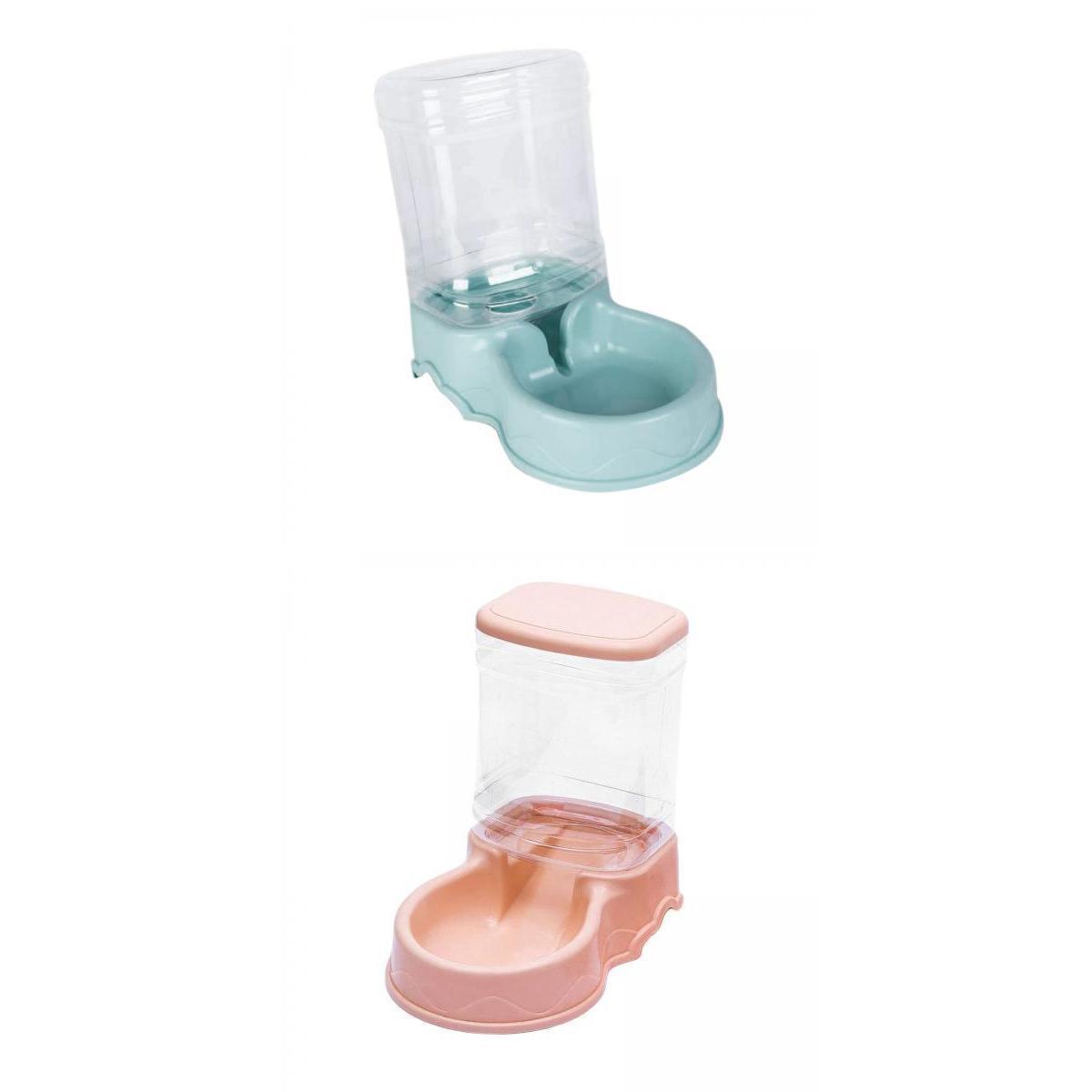 2pcs 3.5L Automatic Pet Feeder Dogs Cats Large Water Feeder WATER DISPENSER