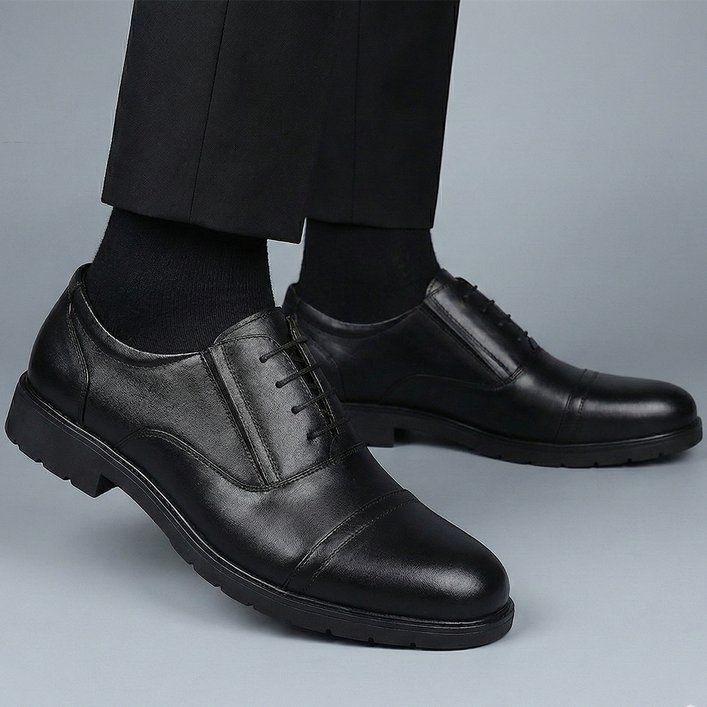 Giày Sĩ Quan Thời Trang HA NAM Da Bò Thật Bảo Hành 2 Năm Freeship GT2039