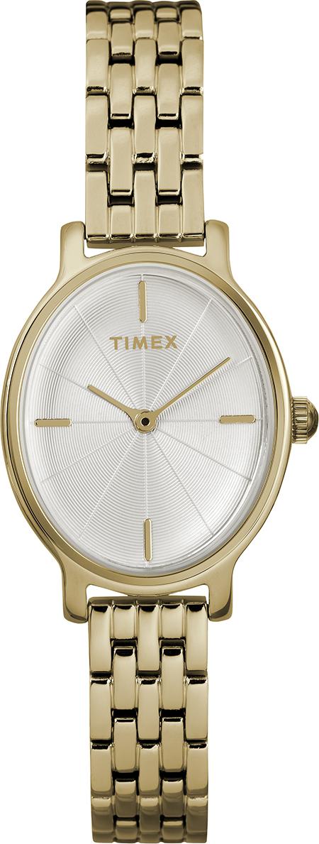 Đồng hồ Nữ Timex Milano Oval 24mm Stainless Steel Bracelet Watch - TW2R94100 (24mm)