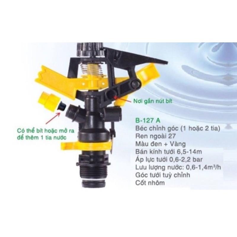 Béc gốc quay cánh đập tên ngoài răng ngoài 27