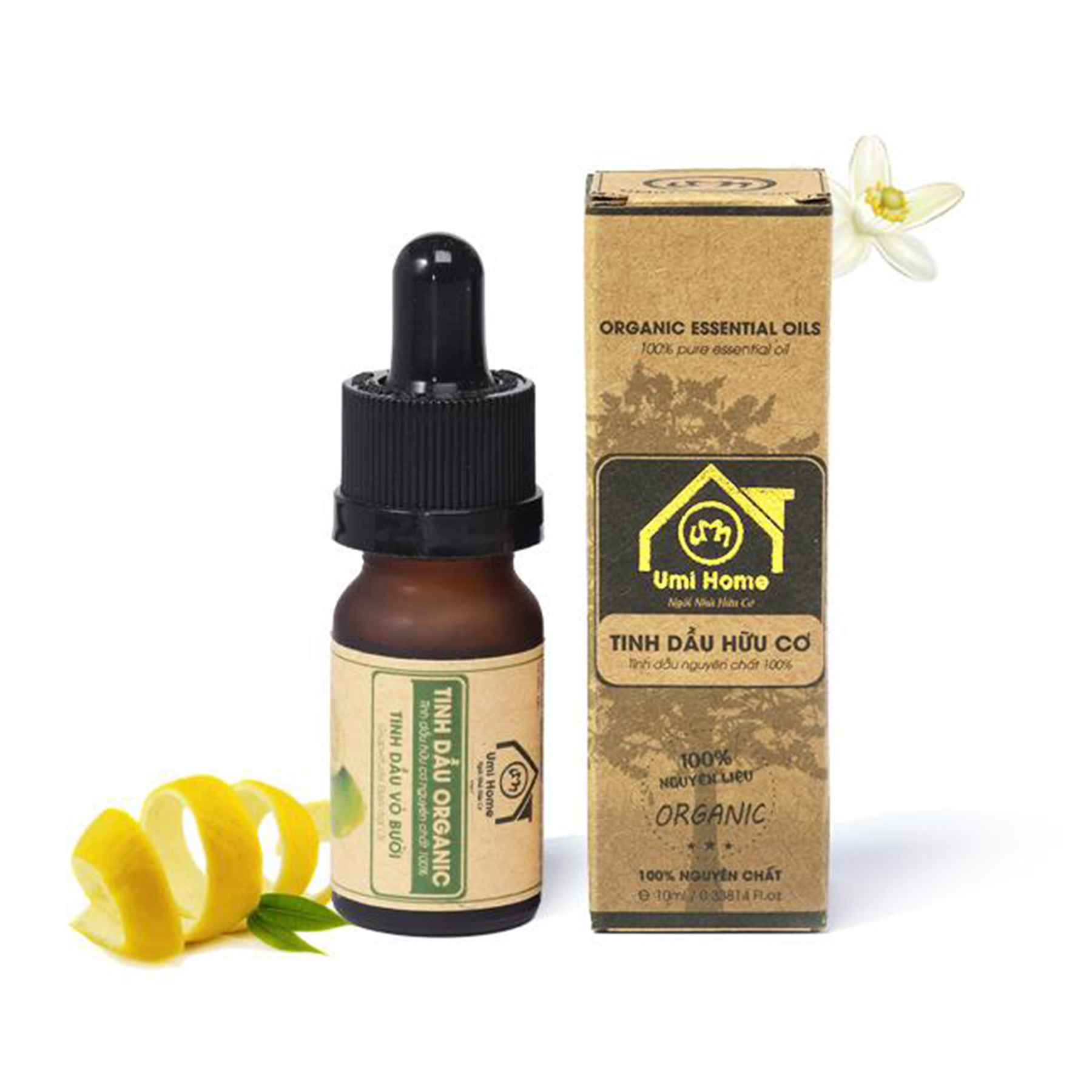 Tinh Dầu Vỏ Bưởi Nguyên Chất (10ml) UMIHOME - Grapefruit peel oil