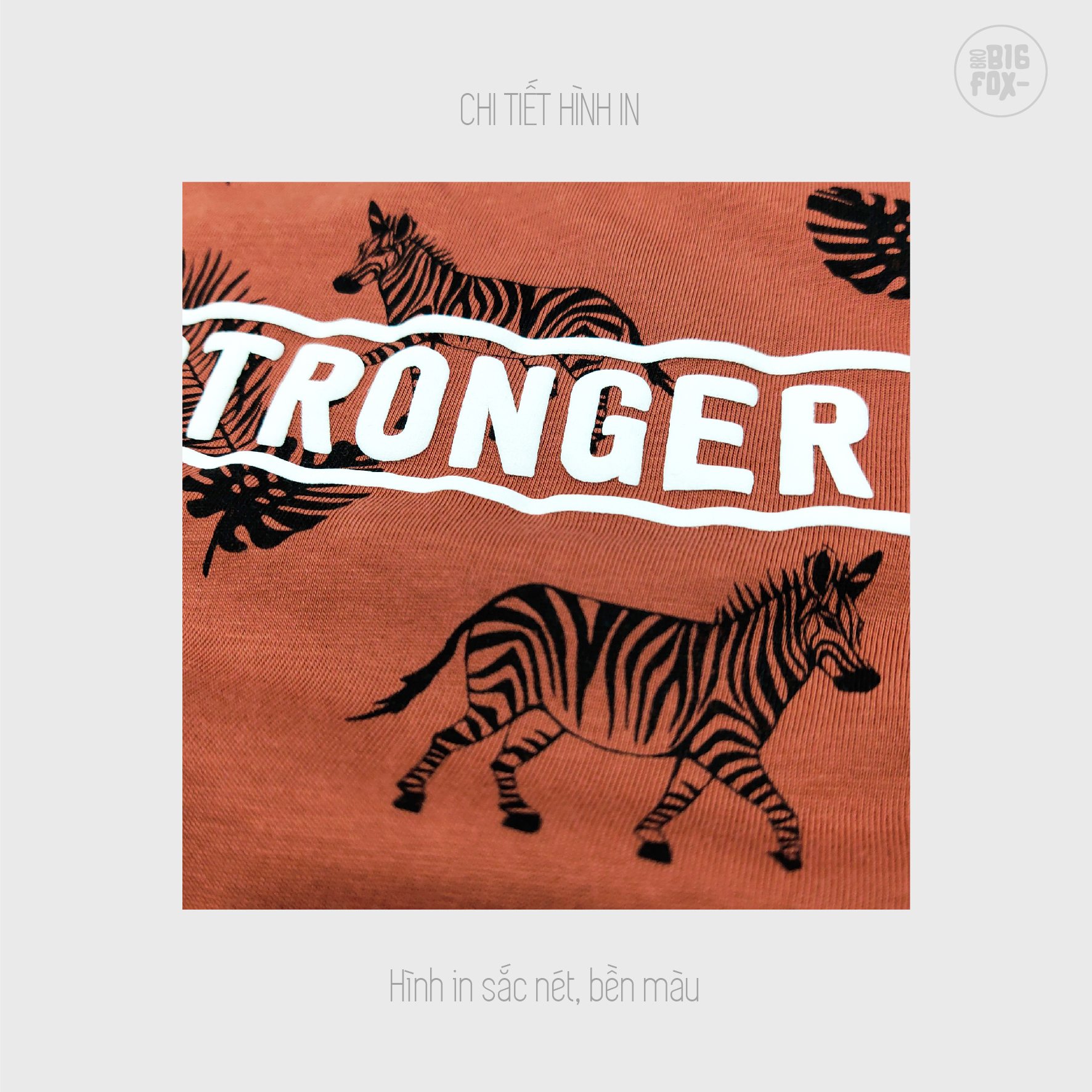 Bộ Ba Lỗ Bé Trai Bigfox, Bộ Quần Áo Trẻ Em Mùa Hè Chất Cotton Mát In Hình Ngựa Vằn Stronger