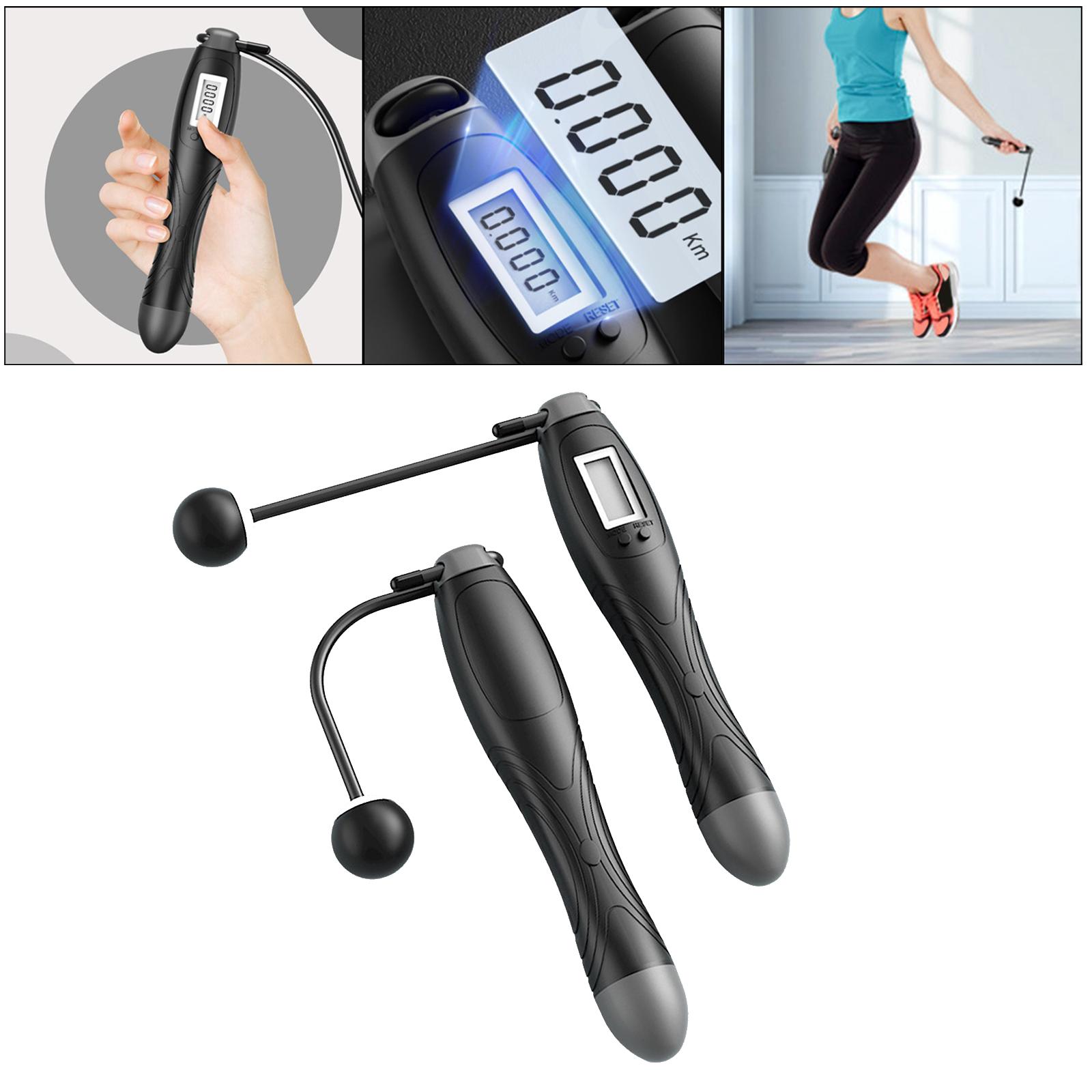 Adjustable Jump Rope 2-In-1 Cordless Skipping Ropes Indoor Outdoor Equipment