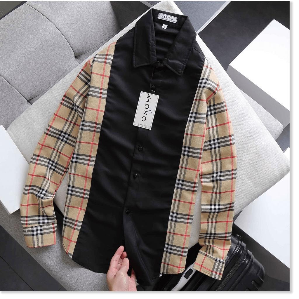 Áo sơ mi 3D TAY DÀI nam caro cực chất bao đẹp dành cho anh em THỜI TRANG KME FASHION