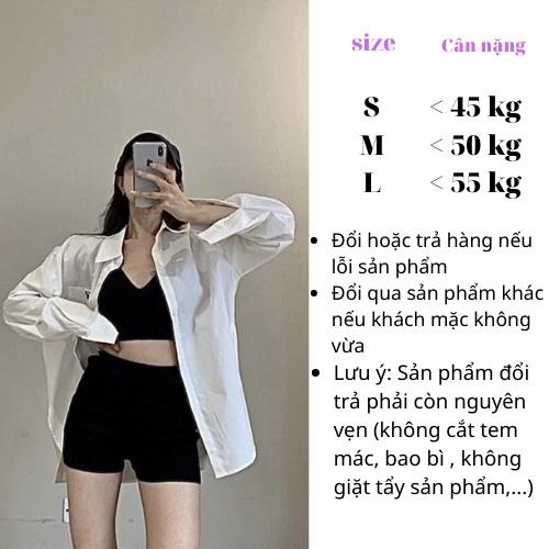 Quần legging đùi biker short lửng dáng ngắn nữ mùa hè chất cotton mát co giãn mềm mại