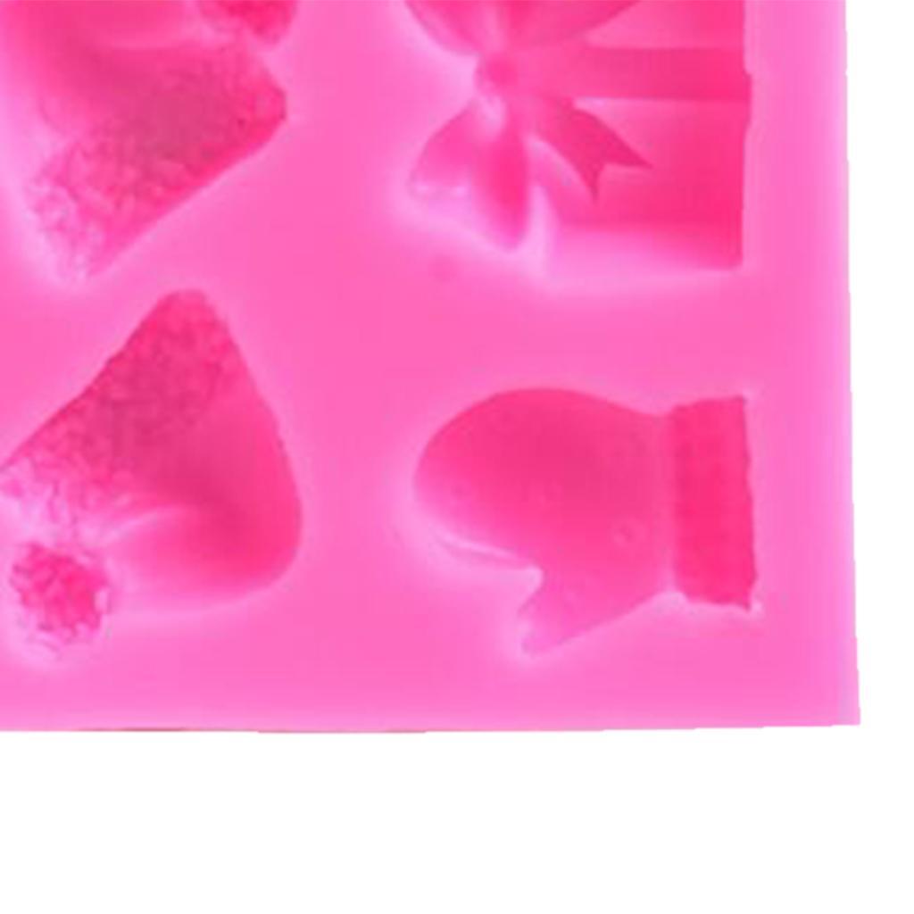 Rectangle Silicone Cake Mold Glove Moulds DIY Chocolate Fondant Mold Pink