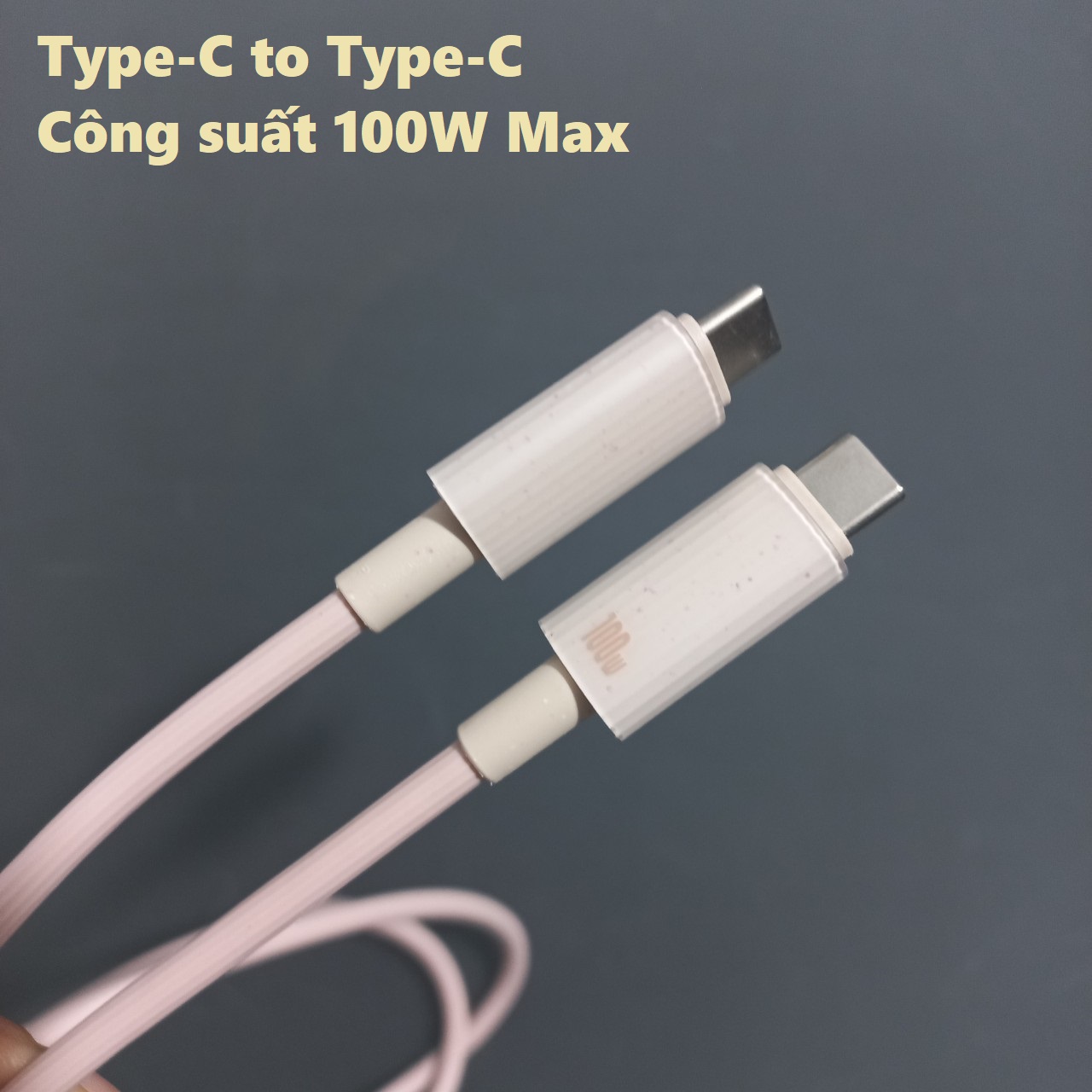 [C to C] Dây sạc nhanh 2 đầu type C 100W cho laptop macbook vật liệu thiên nhiên siêu bền Baseus Habitat CB000060_ Hàng chính hãng