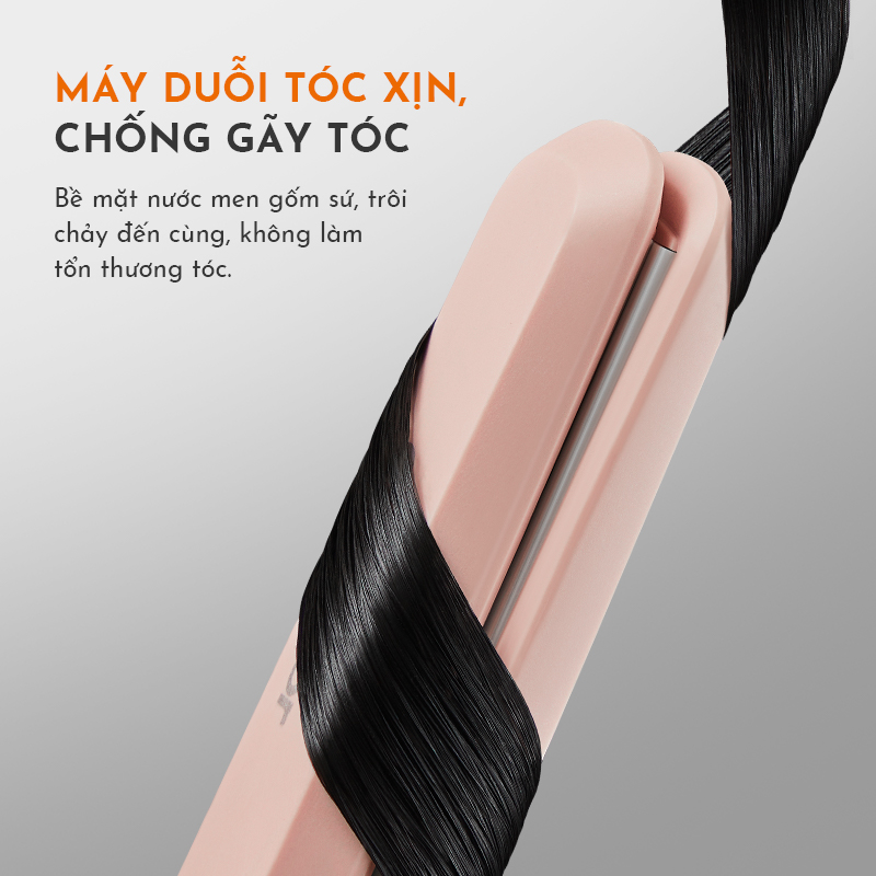 Máy ép tóc đa năng 3in1 GAABOR GHC-N35A1 duỗi tóc, làm xoăn, uốn cụp, bề mặt gốm sứ bảo vệ tóc khỏi hư tổn - Hàng chính hãng