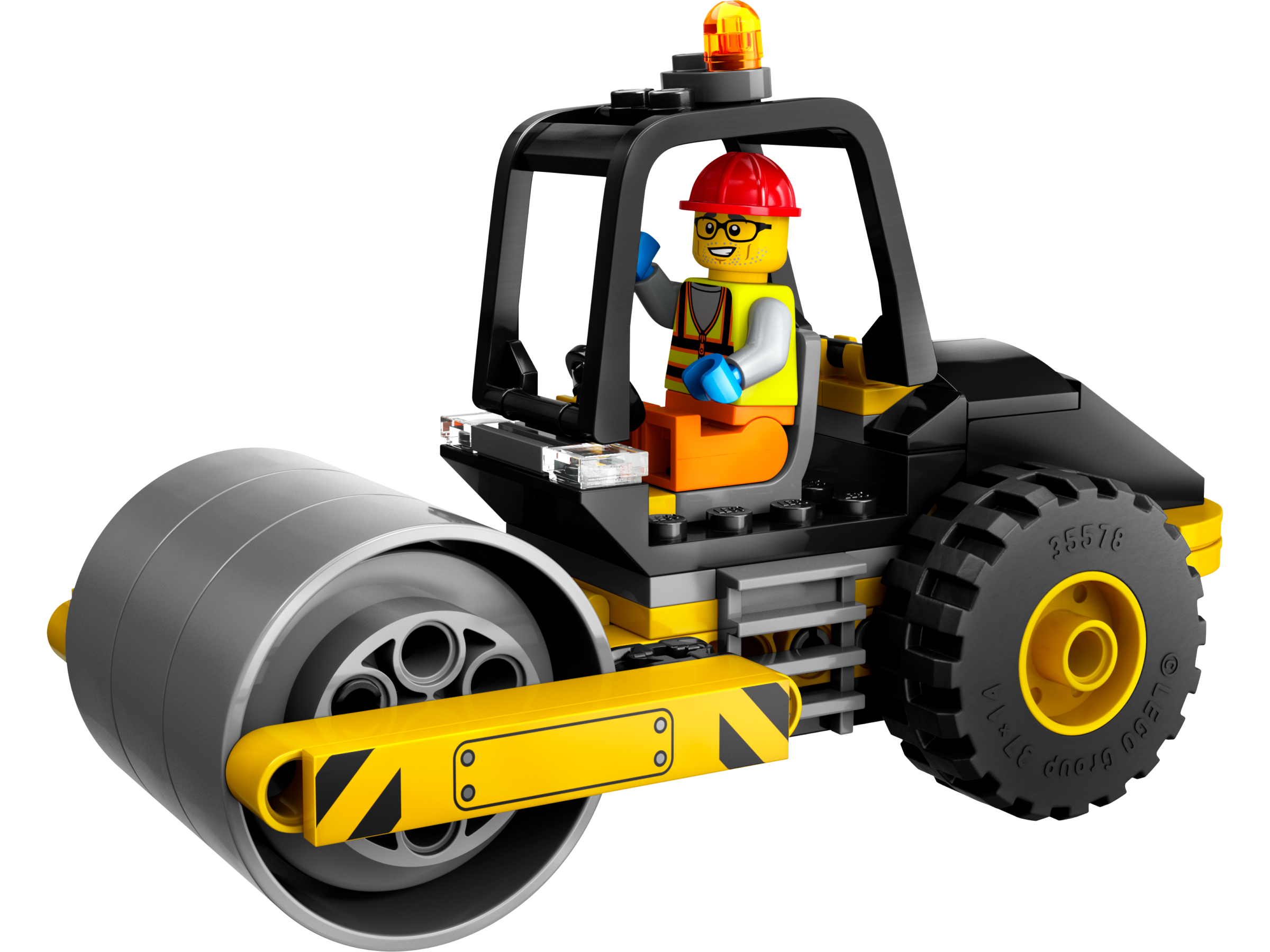 Đồ Chơi Lắp Ráp Xe Lu Công Trình - Construction Steamroller - Lego City 60401 (78 Mảnh Ghép)