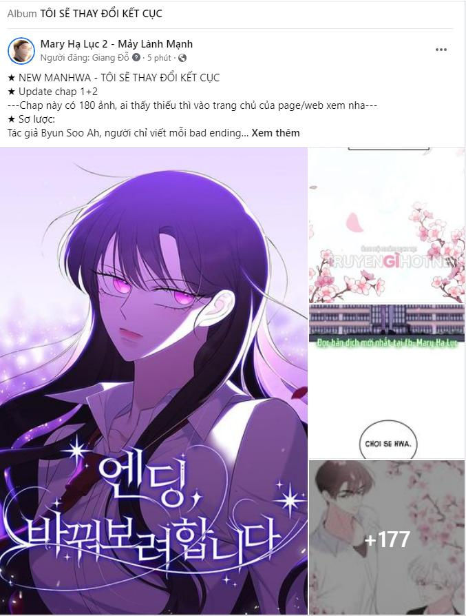 tôi sẽ thay đổi kết cục chapter 1.1 1