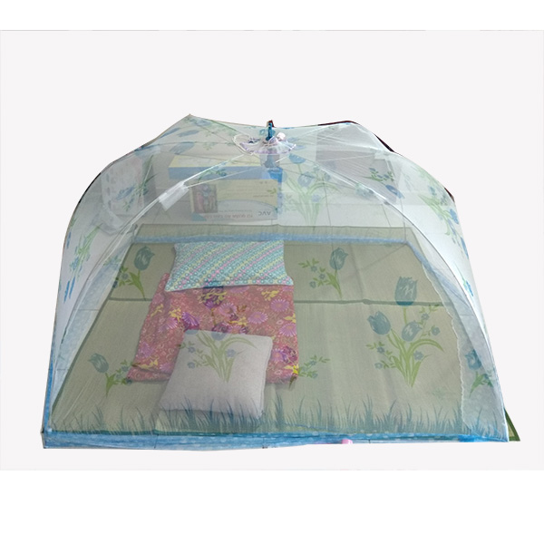 Màn chụp cao cấp chống các loại muỗi và côn trùng, kích thước 1,9mx1.6m, khung inox, xếp cực gọn khi không sử dụng, hàng Việt Nam