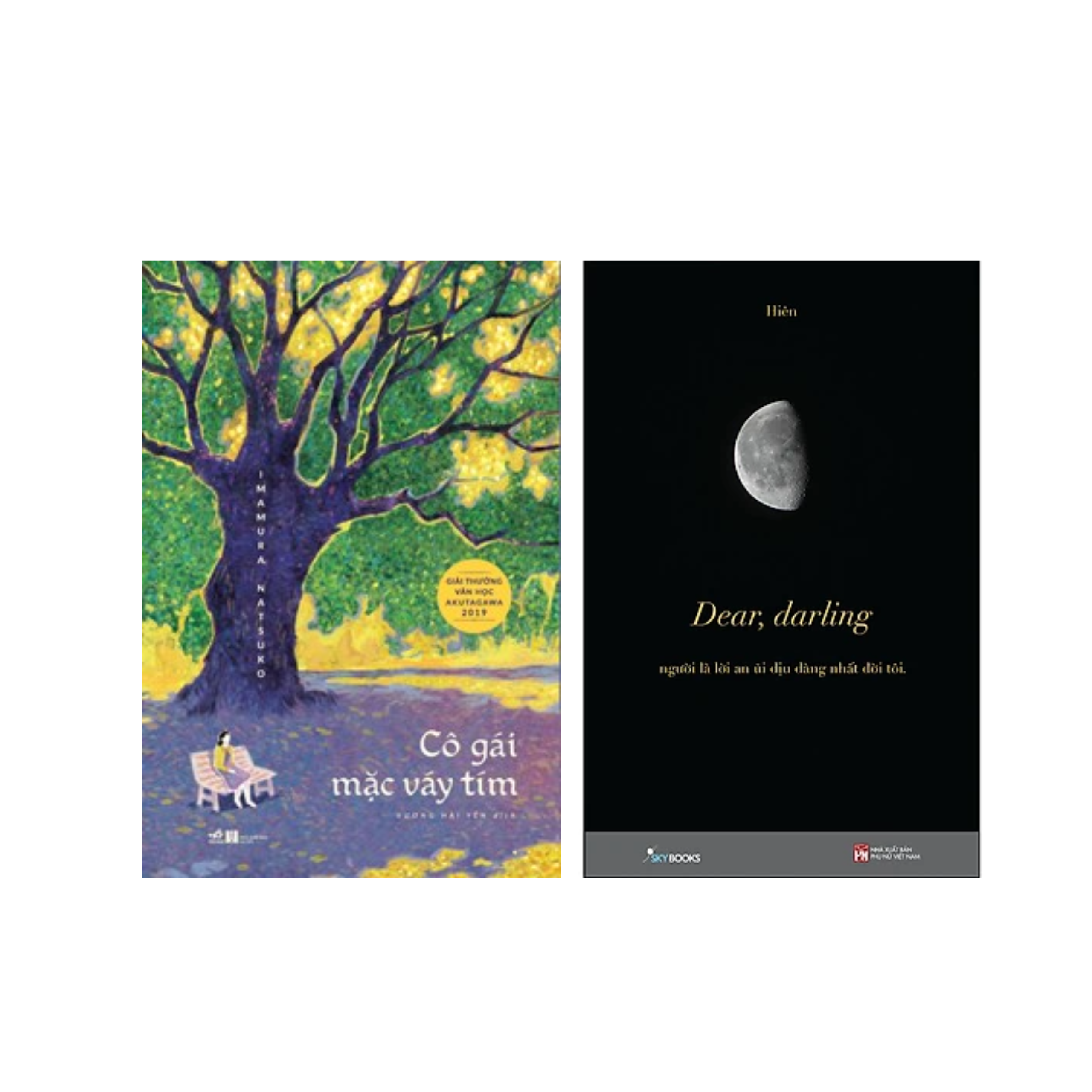 Combo 2Q Truyện Ngắn - Tản Văn - Tạp Văn : Cô Gái Mặc Váy Tím + Dear, Darling