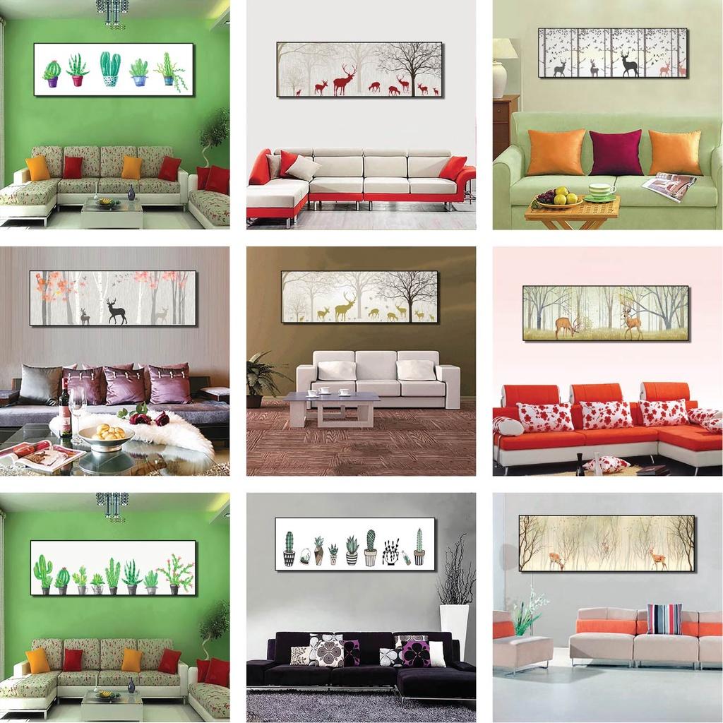 Tranh canvas khổ lớn - tranh nghệ thuật treo tường Thế Giới Tranh Đẹp - Q31C-60x180cm