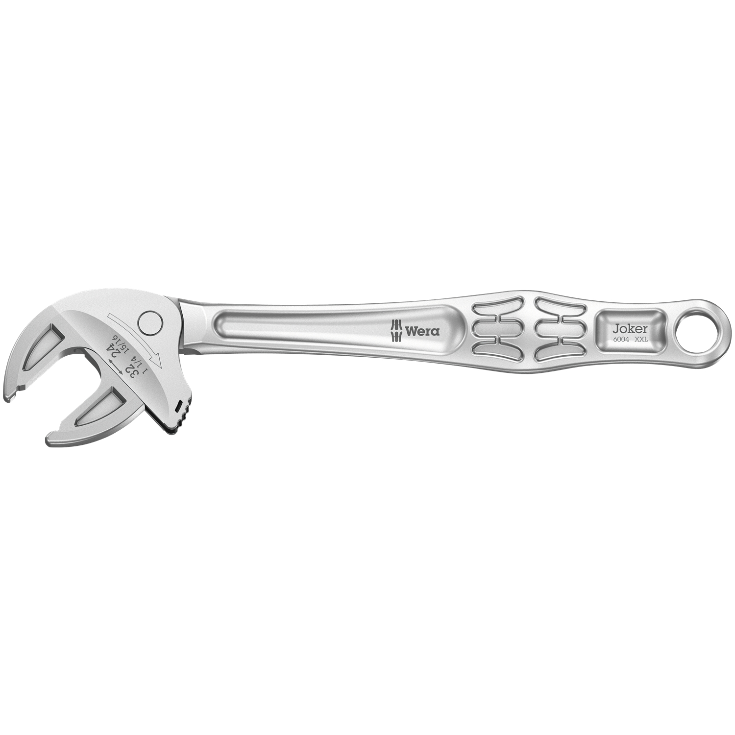 Cờ lê tự điều chỉnh size 24 - 32 (hệ mét) hay 15/16&quot;-1 ¼&quot; (hệ inch) 6004 Joker XXL self-setting spanner Wera 05020102001