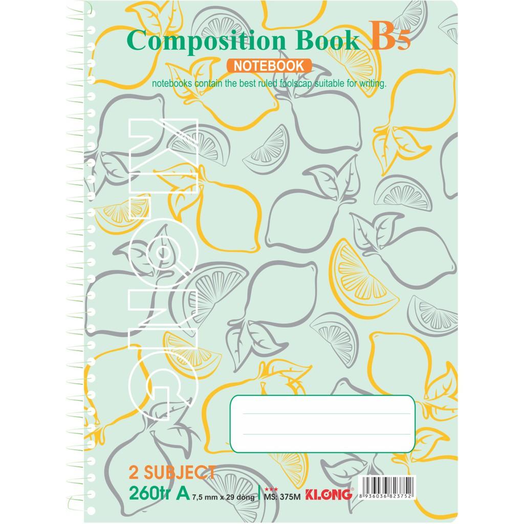 Sổ kẻ ngang lò xo đơn Startup KLONG B5 260 trang 58/92; MS: 375