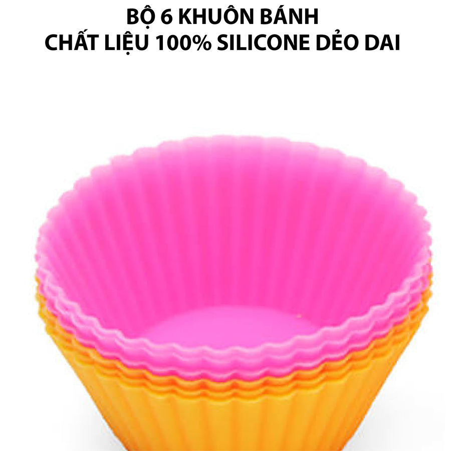 Bộ 6 Khuôn Bánh Silicon La Fonte YY21894