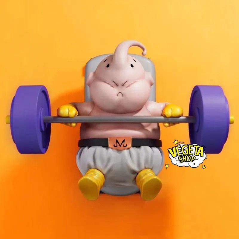 Mô hình Dragon ball - Mô hình Majin Buu béo tập gym tập tạ MajinBuu - Ma bư mập Ma bư béo - Full box - Cao 9~11cm