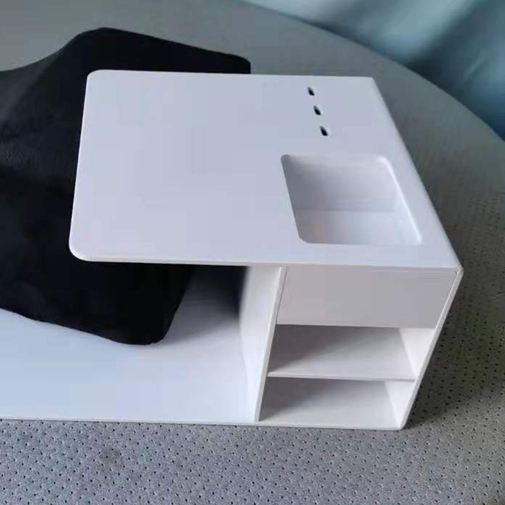 White Acrylic Eyelash Extension Organizer Storage Pillow Shelf for Salon Makeup
