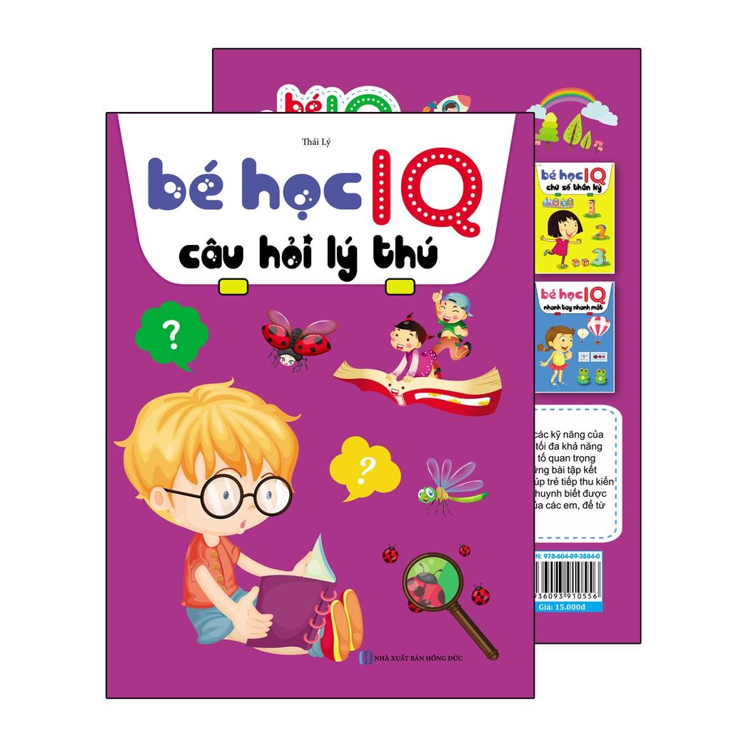 Sách - Bé Học IQ Câu Hỏi Lý Thú - Dành Cho Bé Từ 3 - 6 Tuổi