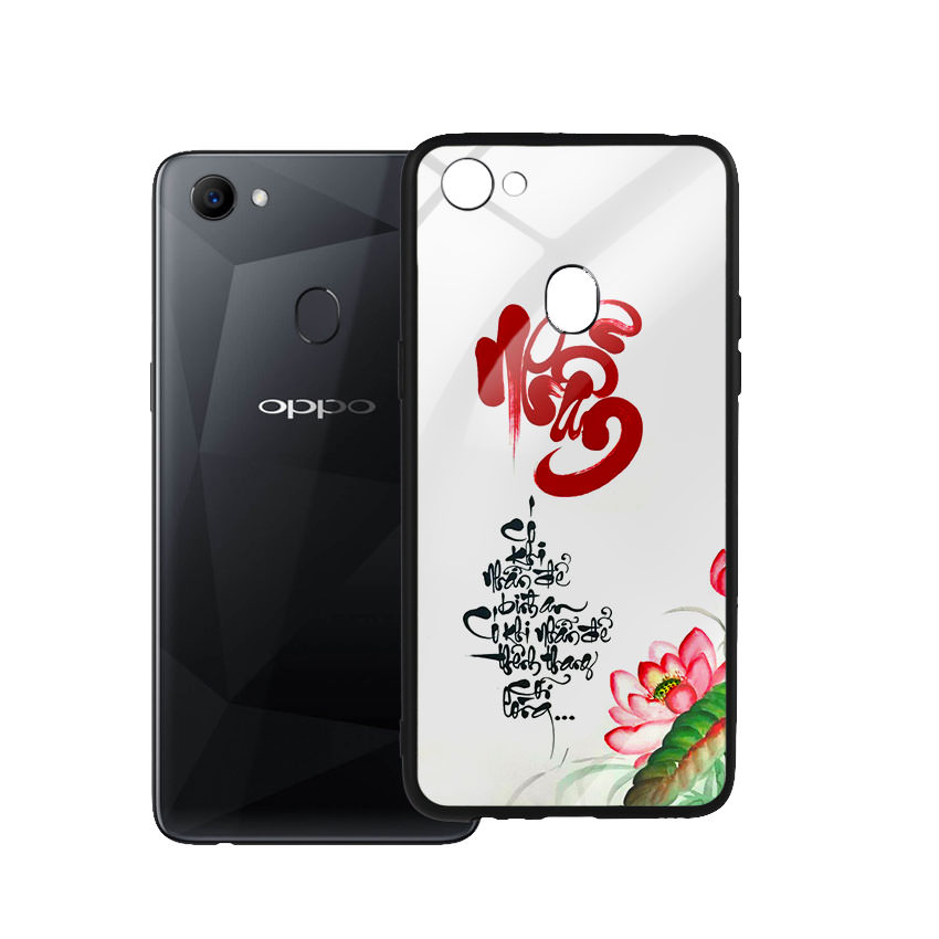 Ốp Lưng Kính Cường Lực cho điện thoại Oppo F7 - Nhẫn