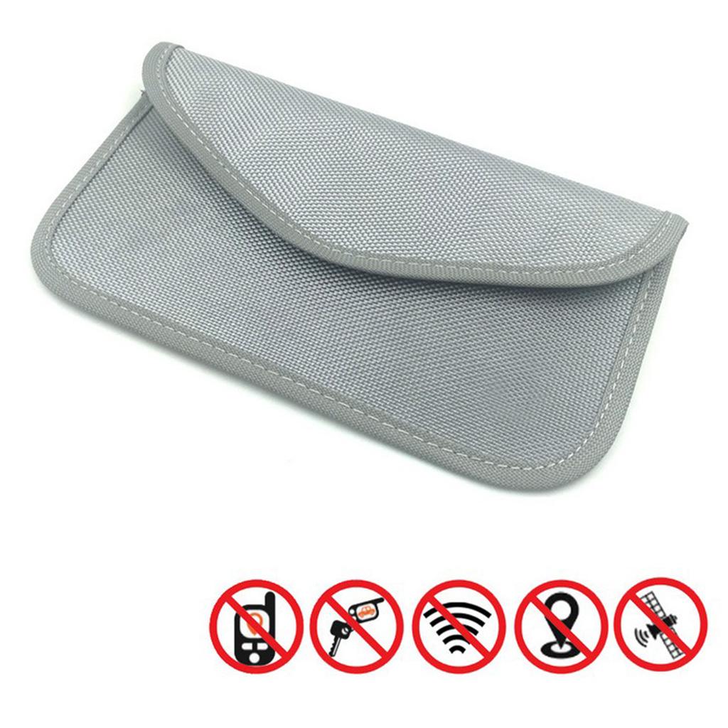 2Pcs Signal Blocking Bag Anti-Radiation Signal Shielding Pouch Wallet Cases