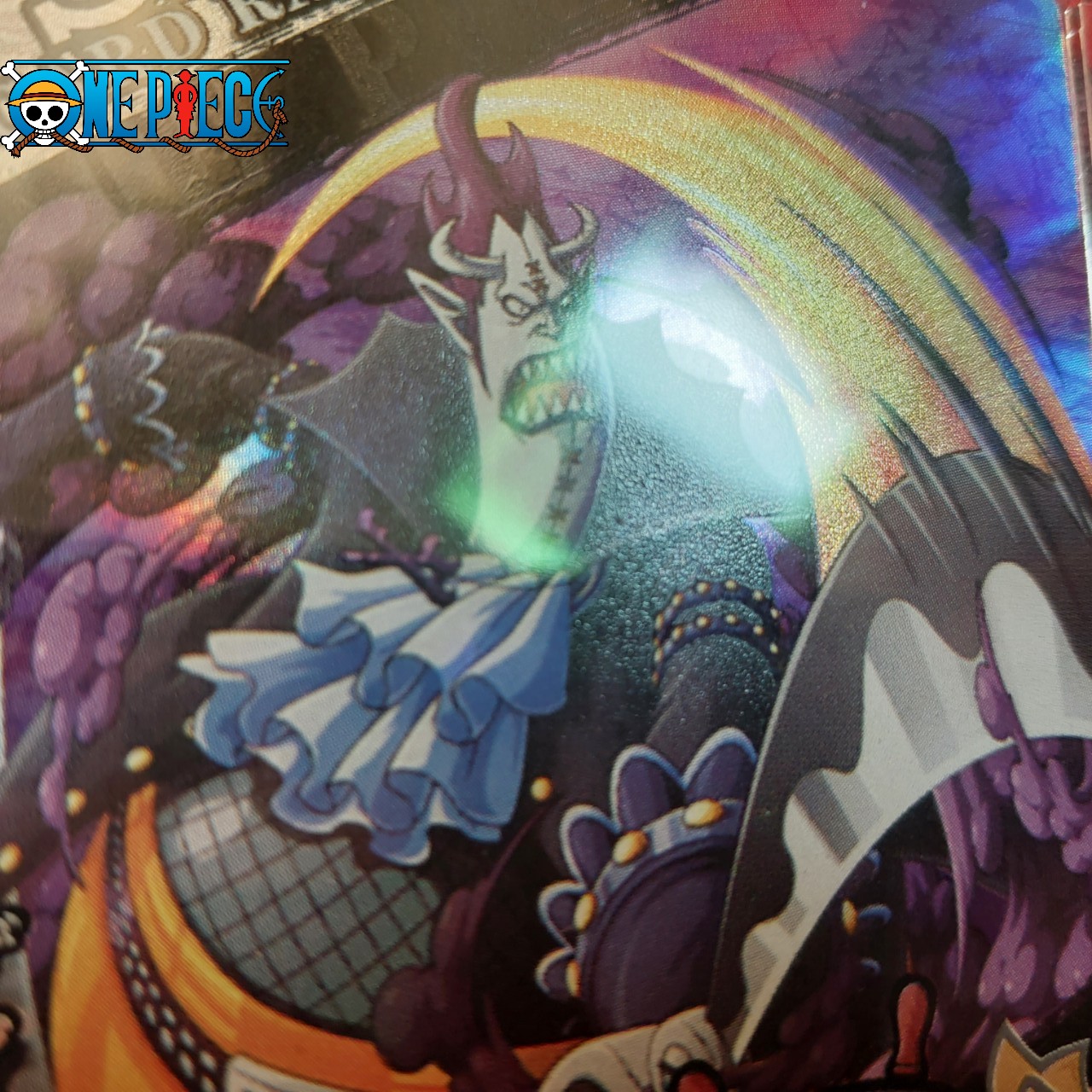 Gekko Moriah OP01 SR19 SR Thẻ OnePiece nhật băng hải tặc Gecko người dơi Anime One Piece hiệu ứng phản quang 1459 NF4 1-6