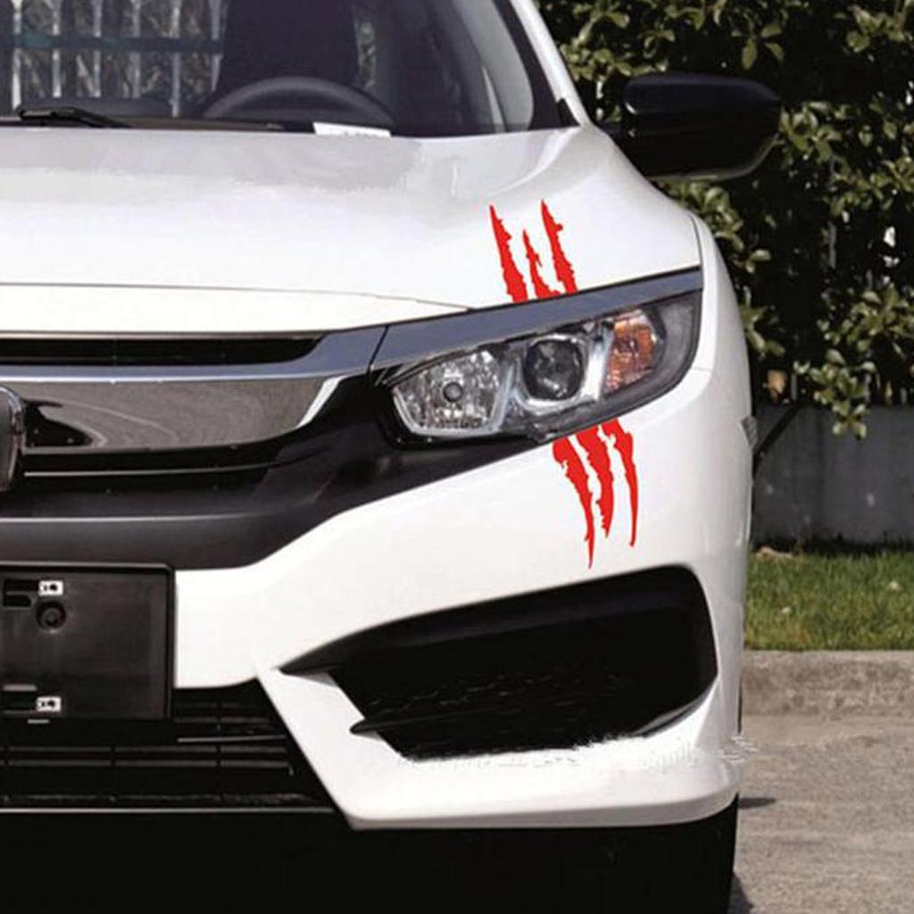 Monster Sticker Scratch Stripe Claw Marks Car Bike Auto Vinyl Sticker Decals