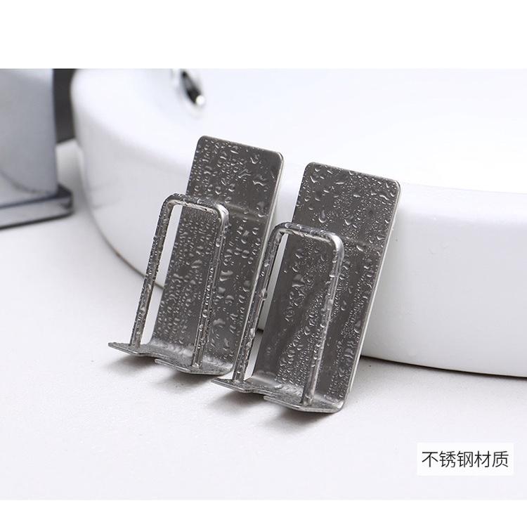 Móc Inox Dán Tường Treo Cốc Bàn Chải Đánh Răng Cao Cấp chất liệu inox 304 và keo 3M