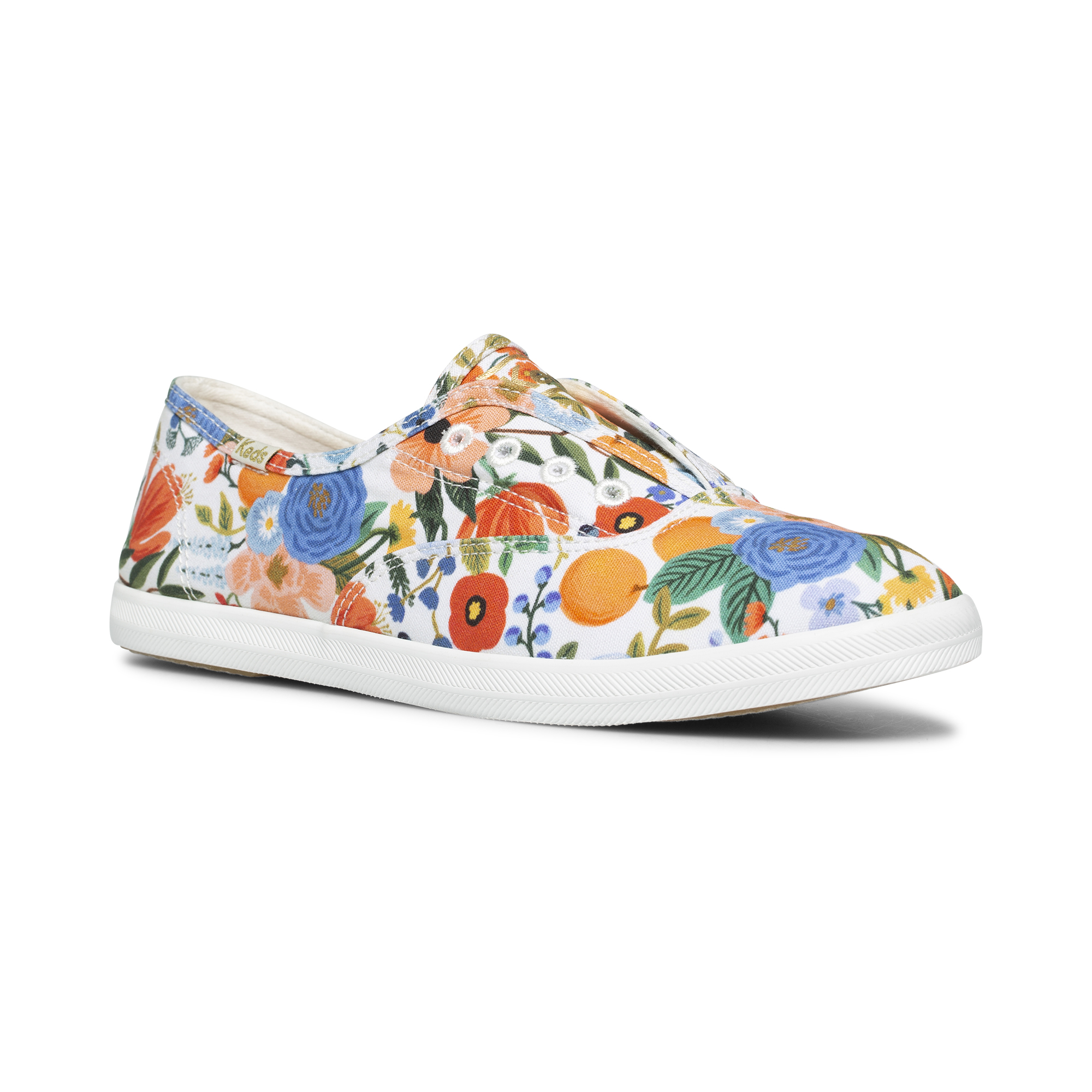 Giày Keds Nữ- Rifle Paper Co. Chillax Citrus Garden Party White Multi- KD066086