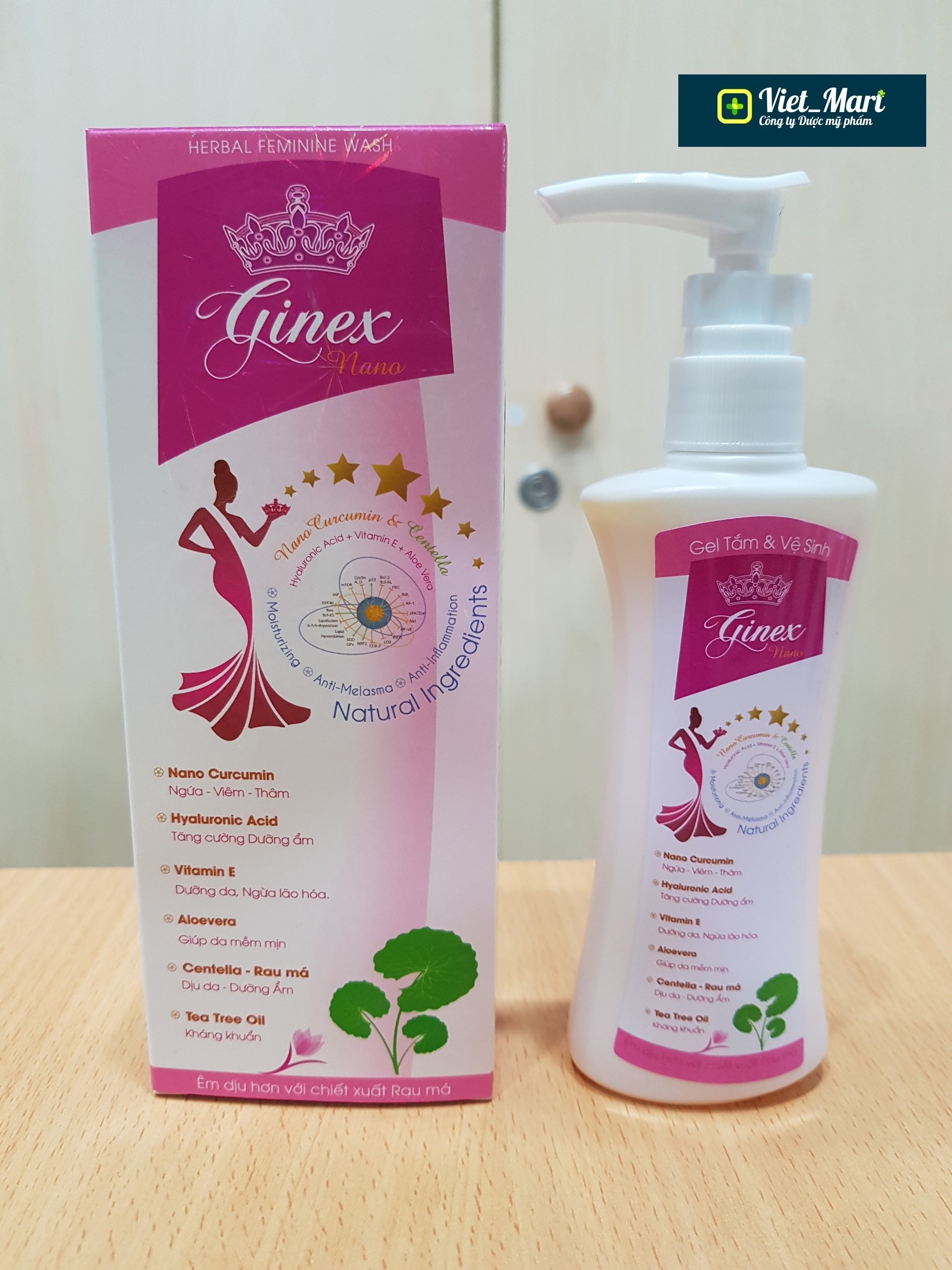 GEL VỆ SINH PHỤ NỮ GINEX NANO 100ML