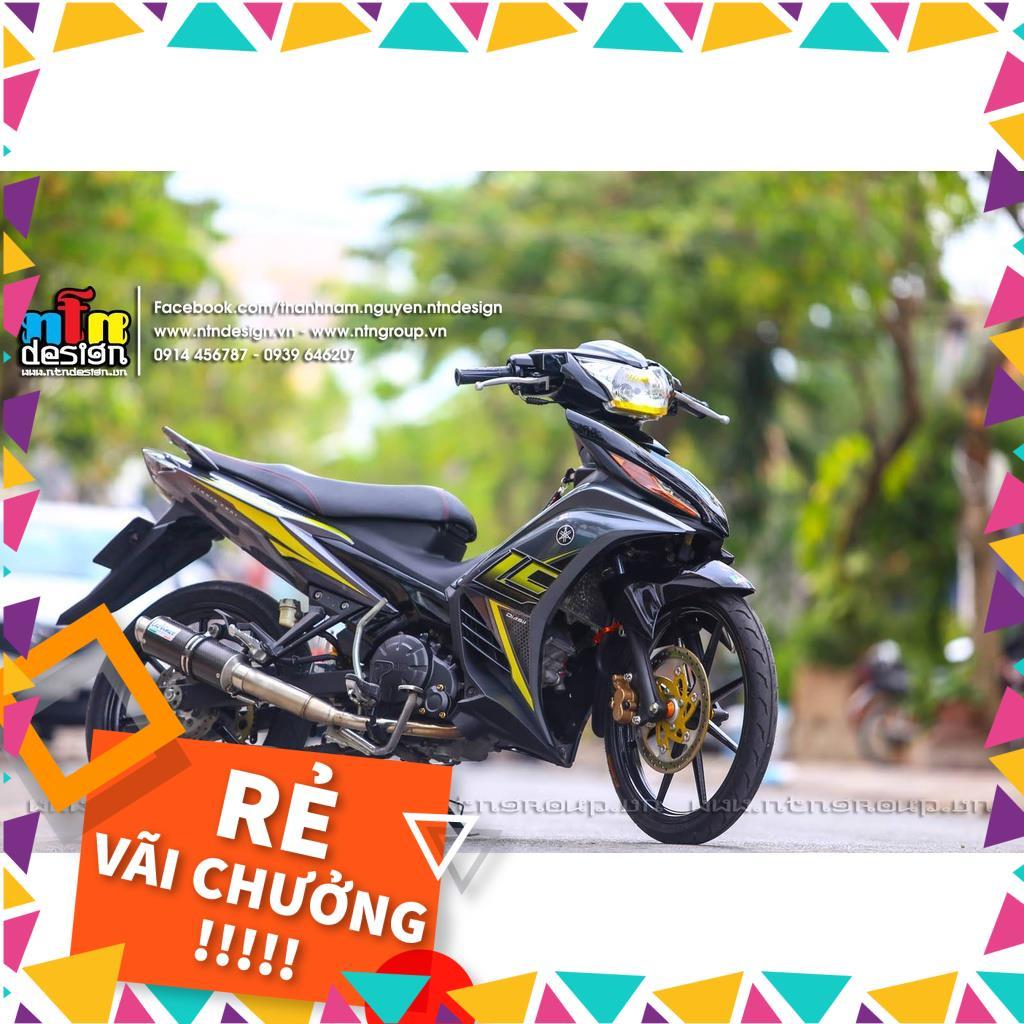 Tem Rời Exciter 135 Mẫu LC Xám Đen Vàng