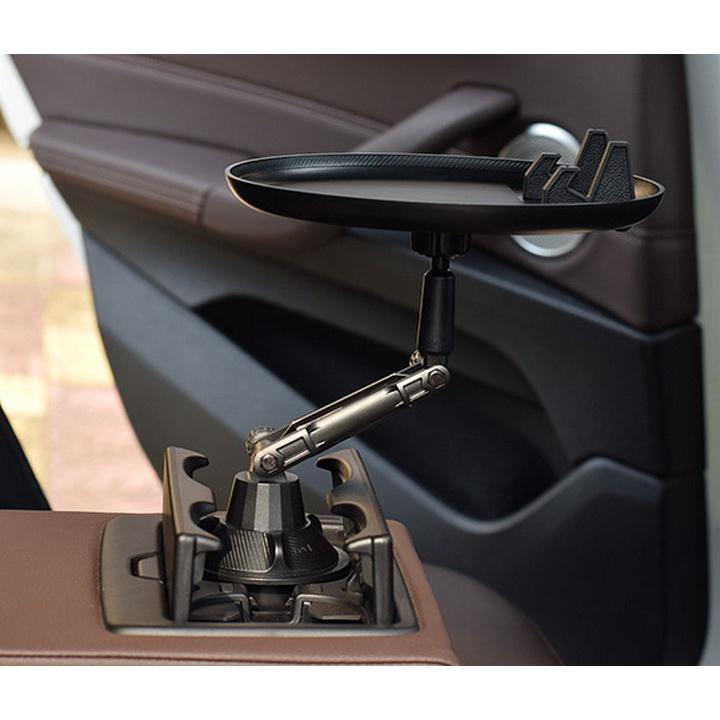 Biến nơi đặt ly/cốc thành bàn kê trên ô tô Tray Holder