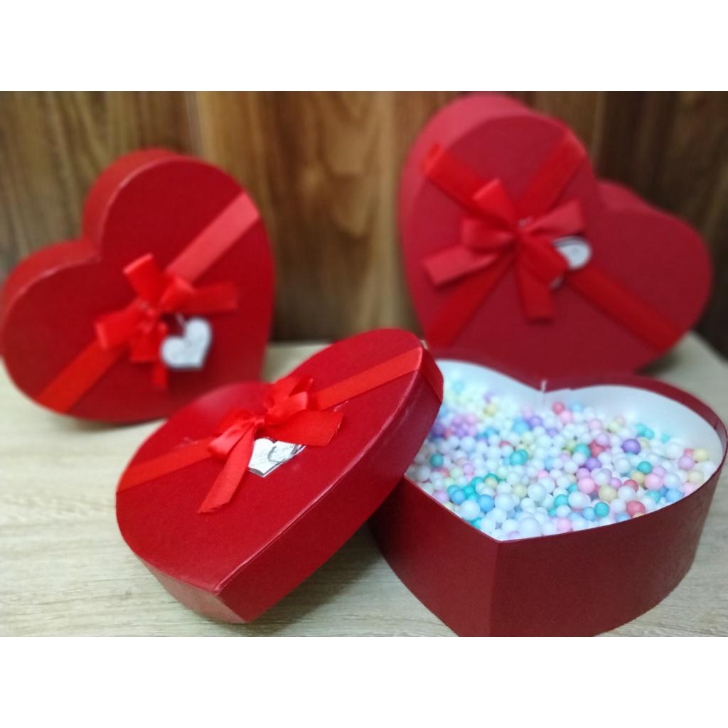 Hộp quà trái tim size hộp 22 x 19 x 9(cm), siêu đẹp, đáng yêu