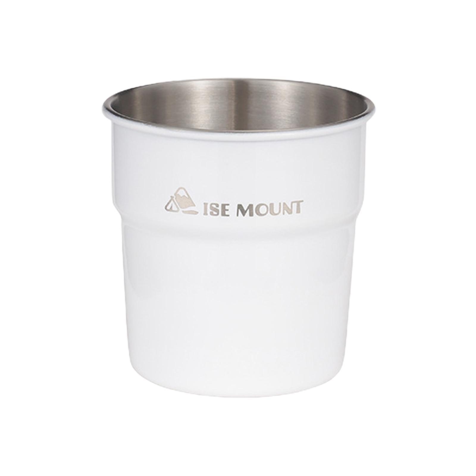 Camping Coffee Mug Stainless Steel Cup Drinking Glasses Ultralight Stackable Water Cup Travel Cup for Picnic Camping Campfire Travel Cooking
