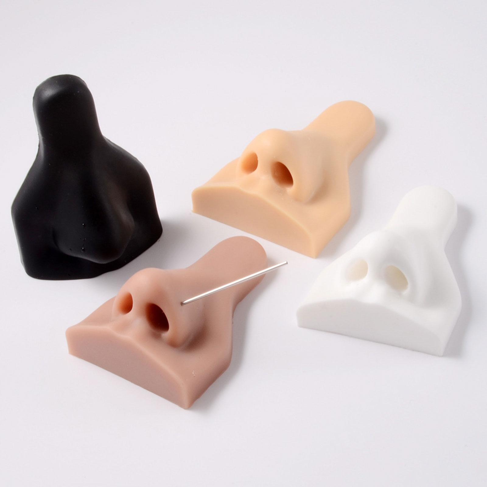 Silicone Nose Model Flexible Body Display Props for Practice Teaching Instructions