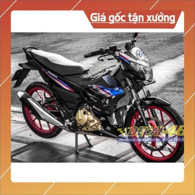 Tem rời Raider Fi HP4 chất liệu Crom cao cấp ko bay màu