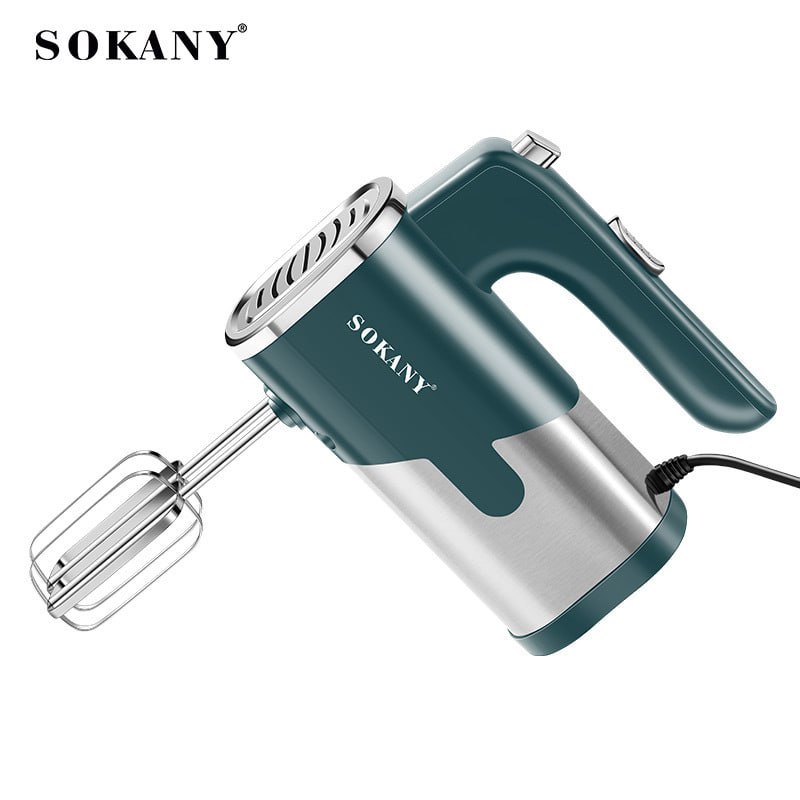 Máy đánh trứng cầm tay SOKANY 800W có 5 tốc độ điều chỉnh chuyên dụng SK-6621- Hàng chính hãng