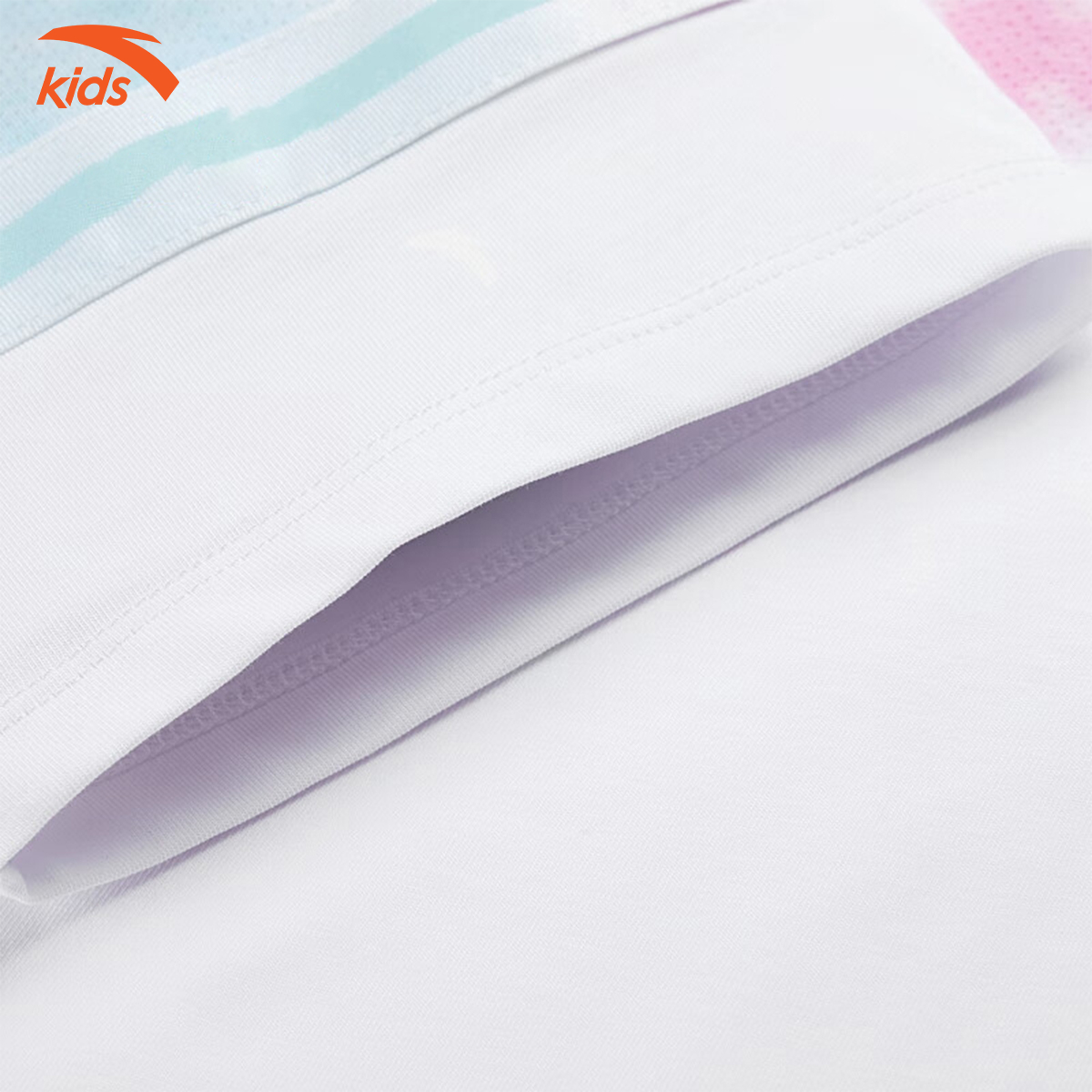 Áo phông thể thao bé gái Anta Kids dòng bóng rổ, vải cotton, thoáng khí W362328643