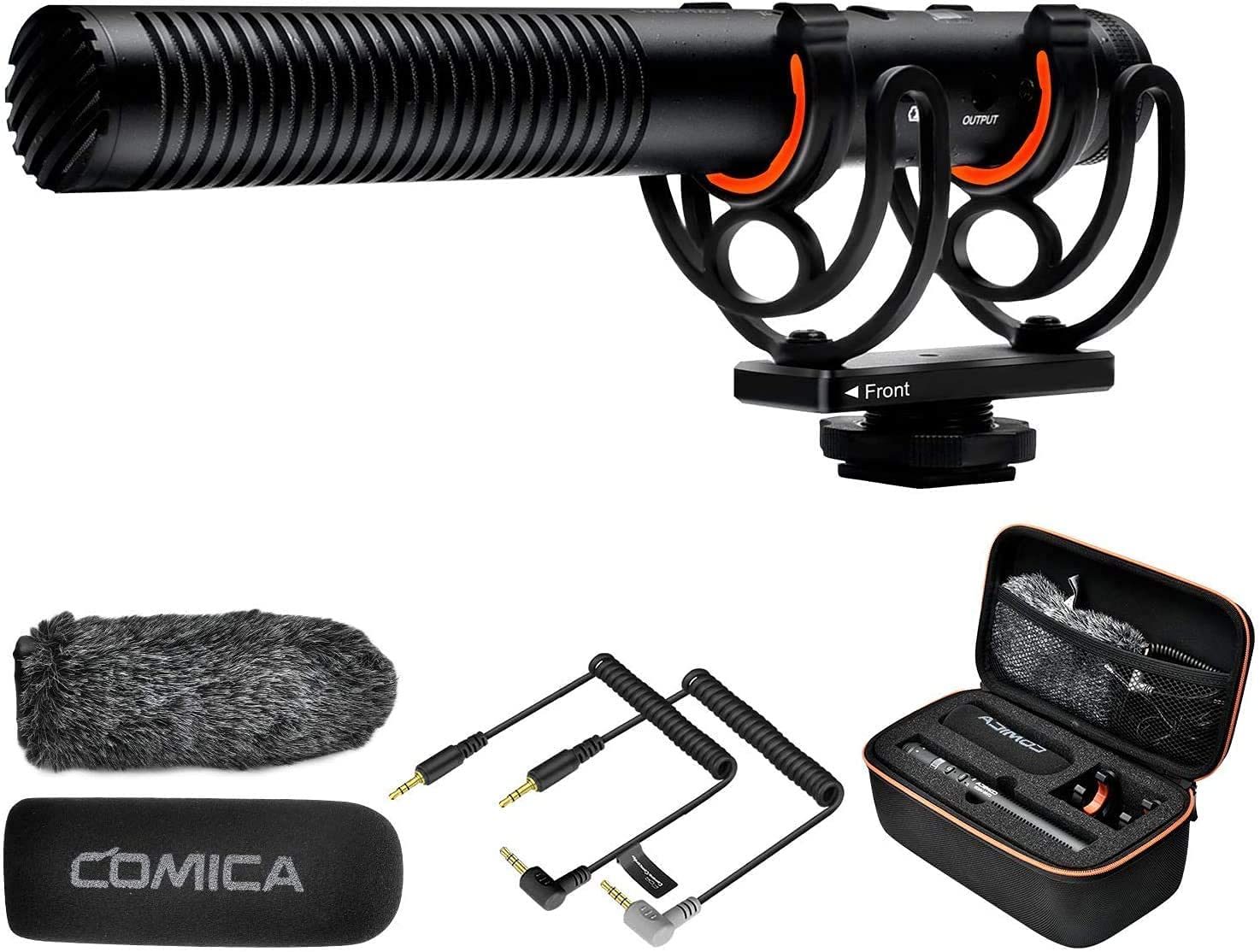ROGTZ Micro Comica CVM-VM20 Mic Shotgun định hướng cho điện thoại, máy ảnh, máy tính laptop, làm vlog, phỏng vấn, ASMR mukbang - Hàng Nhập Khẩu