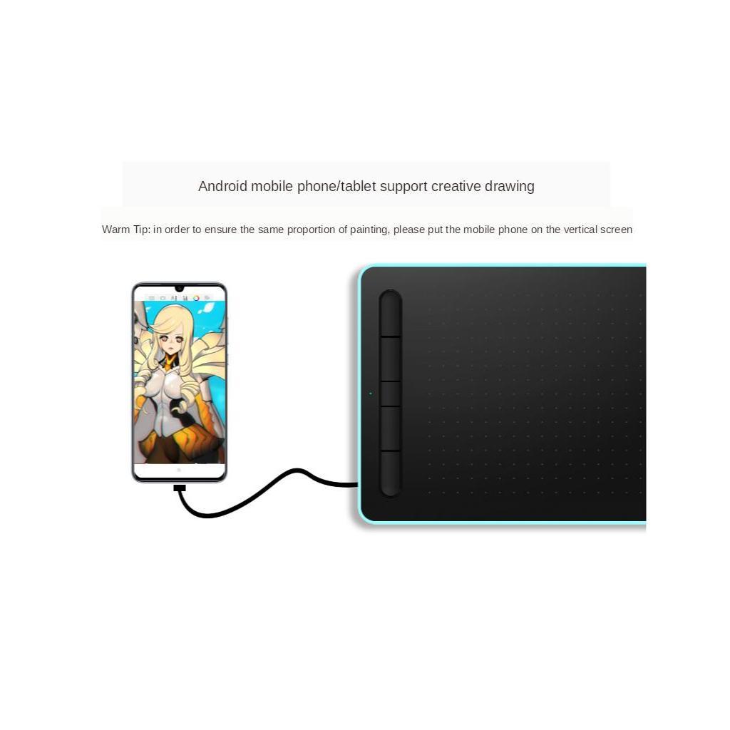 Graphics Drawing Tablet for Win Mac 8192 Pen Pressure Blue
