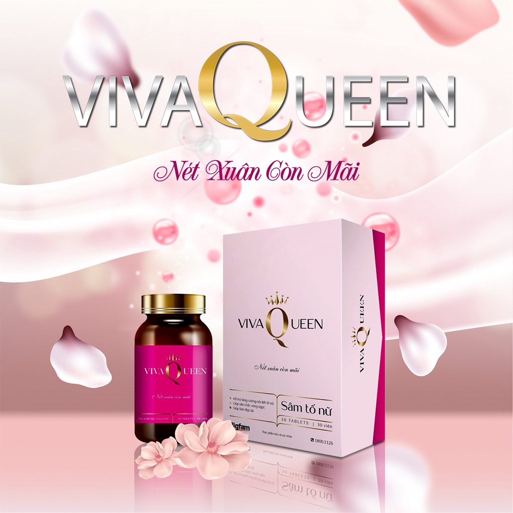 Bộ đôi níu giữ thanh xuân, hạn chế lão hóa cho da Vivaqueen Sâm Tố Nữ & Enacap400 Bigfam