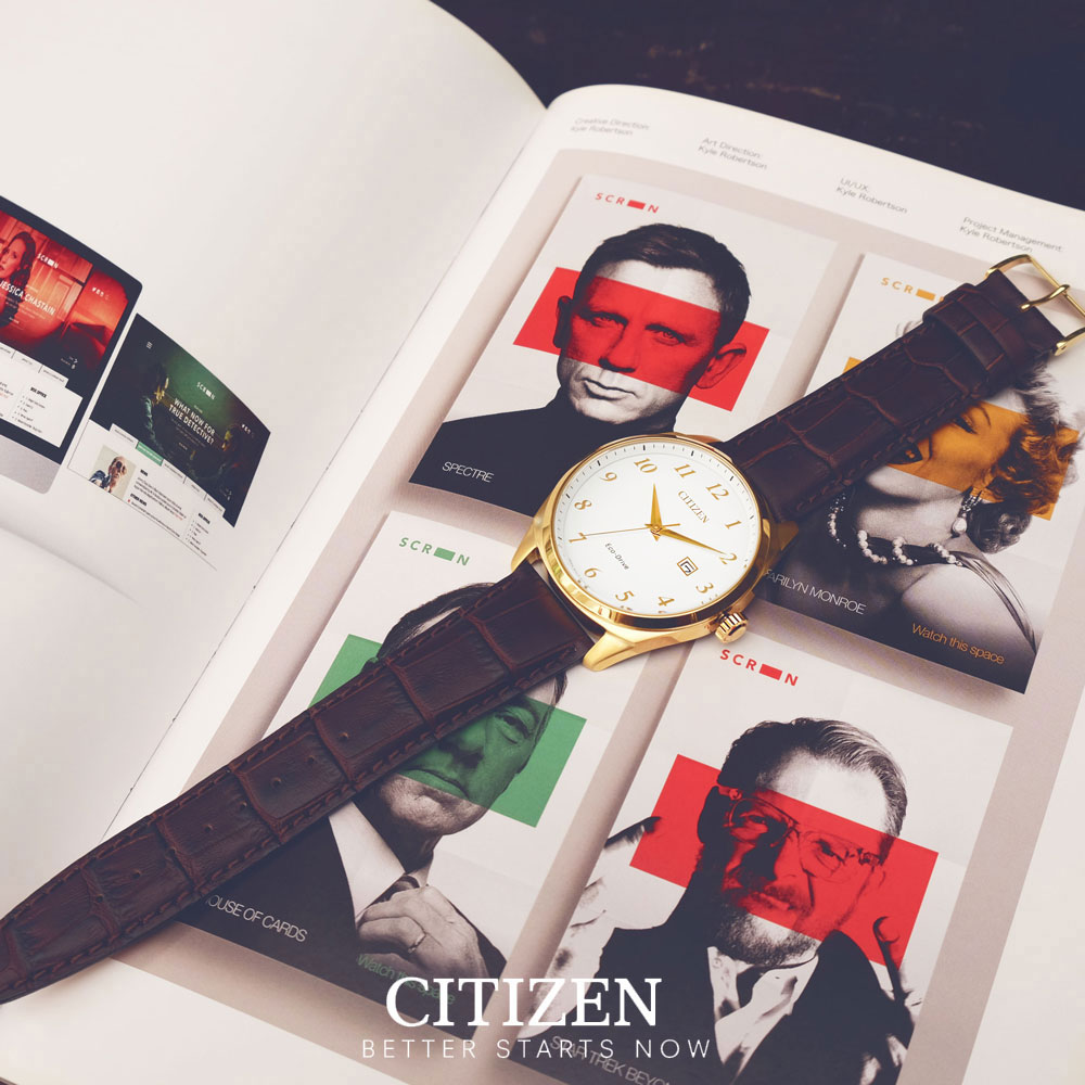 Đồng Hồ Nam Citizen Dây Da BM7322-06A - Mặt Trắng