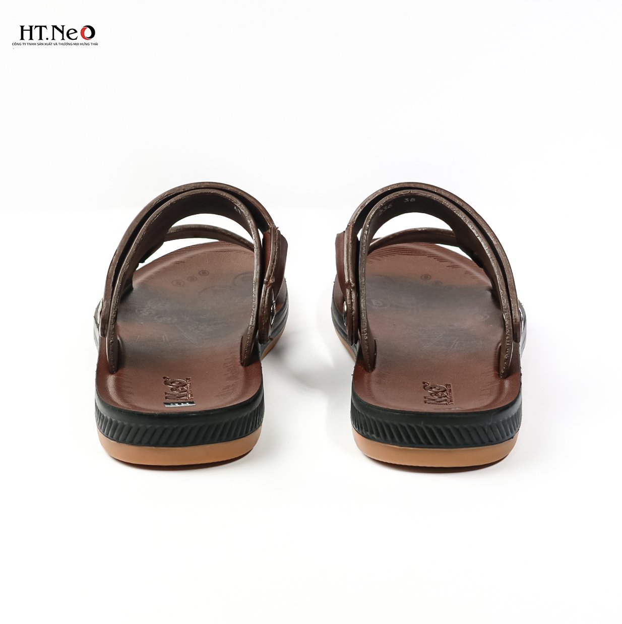 Sandal nam đế cao - Sandal nam HT.NEO da bò siêu xịn, in dập 5g, kiểu dáng cực đẹp, đế cao su non rất êm chân SD29