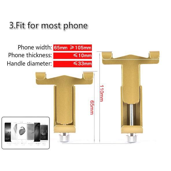 Giá đỡ điện thoại trên xe máy chống sốc