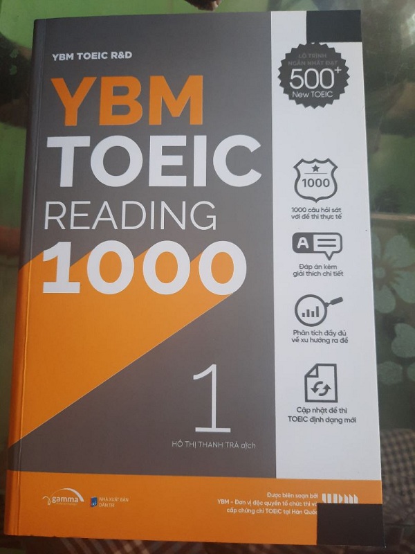 Trạm Đọc Official | YBM Toeic Reading 1000 - Vol 1