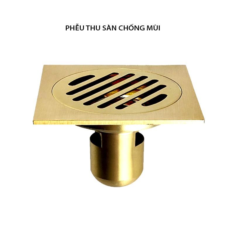 Phễu thoát sàn chống mùi nhà vệ sinh 10x10cm