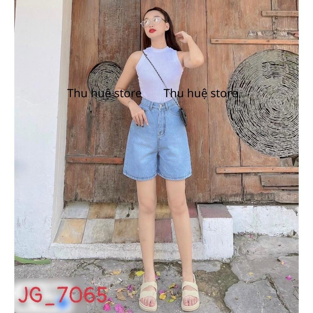 Quần Ngố Ống Rộng Lưng Cao Cực Hách Dáng Thời Trang Cho Nữ