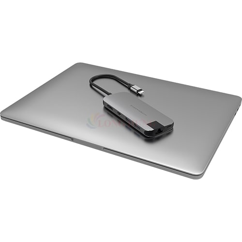 Cổng chuyển đổi HyperDrive Slim 8-in-1 USB-C Hub HD247B - Hàng chính hãng