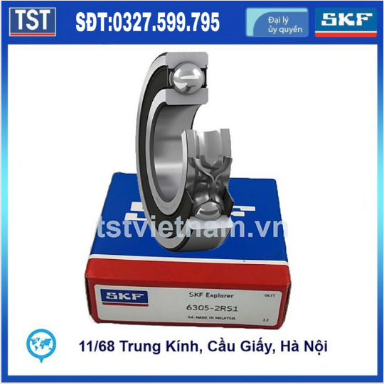 Vòng bi bạc đạn SKF 6305-2RS1