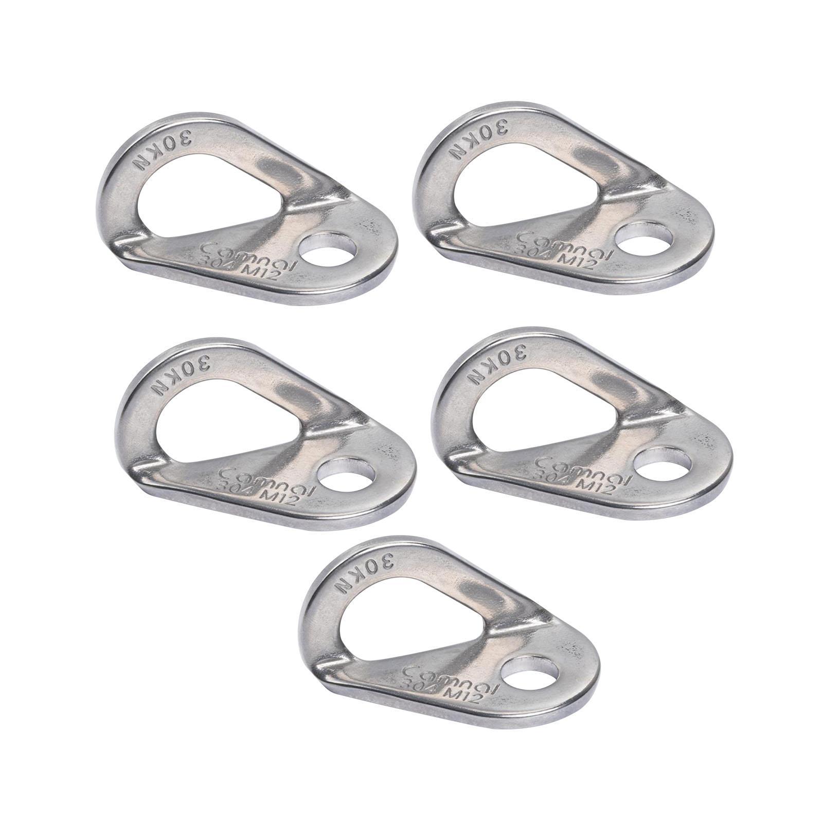 Climbing Anchor Point Nail Hanger Piton Bolt Hanger Heavy Duty 30kN Expansion Nail Bolt Hanger for Engineering Travel Outdoor Belay Camping